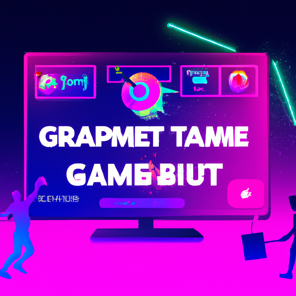 Neon arena gameplay mockup